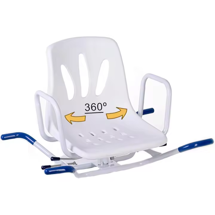 Silla Bañera Giratoria 360º - Asiento Bañera Adulto Cómoda Transferencia - Silla Ducha Mayores FÁCIL Acceso - Silla de Baño Antideslizante - 1