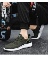 Deportes nuevos para hombres para parejas, zapatos elásticos ligeros y transpirables con tejido de mosca informal, modernos y versátiles, estudiantes de talla grande - details 17