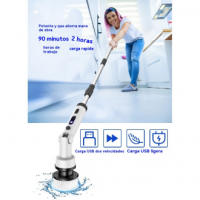 Cepillo Eléctrico Multifuncional para Limpieza Doméstica Automático, Inalámbrico, Giratorio para Baño y Azulejos - details 3