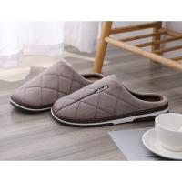 Zapatillas de algodón cálidas para hombre, zapatos informales de talla grande para el hogar, dormitorio, interiores, otoño e invierno, 47, 48, 49, 50 - details 3