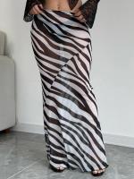 falda elegante con estampado de leopardo para mujer, faldas Maxi, ropa Y2K para oficina, Club, fiesta, ropa de calle informal, venta al por mayor, 2025 - details 34