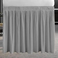 Falda de cama de fibra química para dormitorio, cortina única y decoración de habitación, hace que el dormitorio sea más hermoso - details 1