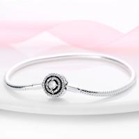 Pulsera de Plata Esterlina 925 Encanto de Mariposa Estrellas Luna Cadena de Seguridad - details 67