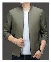 Chaqueta casual para hombre, chaqueta holgada con cuello levantado, impermeable, novedad - details 2