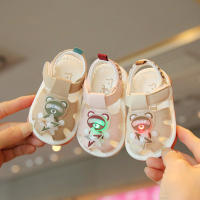 Sandalias De Bebé Niño Zapatos De Dibujos Animados De Verano 0 1-2 Años De Edad Mujer Bebé De Suela Suave Antideslizante Zapatos De Niño Se Llaman Luces De Zapatos - details 0