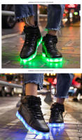 Zapatillas de tenis con luces LED para niños, zapatos de alta calidad con cargador USB, zapatillas luminosas de moda para niños - details 4