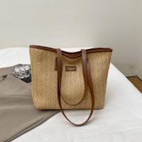 Elegante bolso de paja tejido de verano, bolso de hombro de paja informal bohemio, bolso de mano de playa de ocio para damas/niñas - details 17