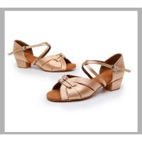 2025 Nuevos Zapatos De Baile Latino, Suela Blanda Tacón Bajo Zapatos De Baile Para Niñas, Concurso De Baile Latino Zapatos De Baile Para Niñas, Zapatos Latinos Para Niños - details 19
