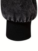 Chaqueta vaquera de lana cálida para hombre, abrigo informal con bolsillo con solapa y cuello de piel para Otoño e Invierno - details 1