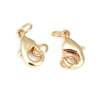 6 uds. De latón de Color dorado de 18K con cierres circulares de langosta, cierres para collares, pulseras, suministros para fabricación de joyas, accesorios Diy - details 4