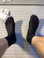 Calcetines para hombre Medias cortas ultrafinas transparentes Vestido de negocios Medias de tubo Calcetines transpirables transparentes sexys - details 3