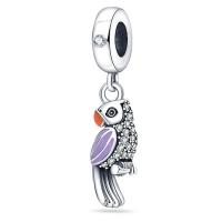 Cuelga de Plata de Cobre con Encanto de Mariposa Dragón Volador Abejas Búho - details 4