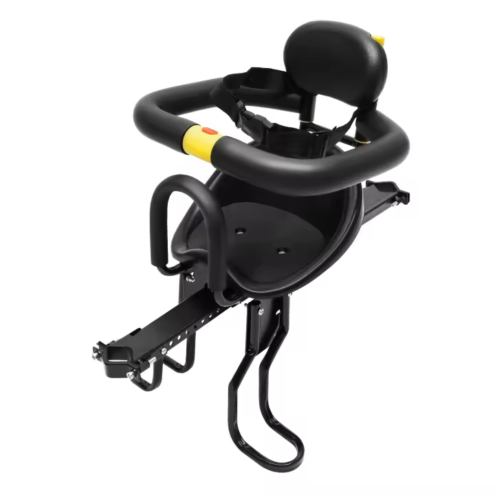 Asiento de Bebé para Bicicleta Montaje Delantero Material de Acero, PVC, Esponja, PC - 1