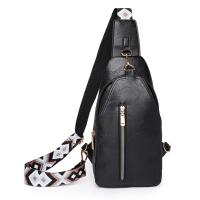 Riñonera de cuero PU para mujer, bolso de pecho sencillo de estilo bohemio para mujer, bolso de hombro deportivo Retro occidental de gran capacidad para ciclismo - details 33