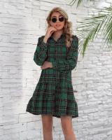 Elegante Vestido Vestido de Manga Larga para Mujer Curvy, Elástico, Bonito Moda de Moda - details 8