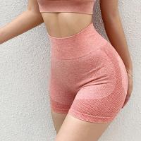 Pantalones cortos de Yoga de cintura alta para mujer, ropa deportiva para Fitness, levantamiento de glúteos, gimnasio, correr - details 2