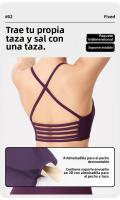 Sostén deportivo de yoga con almohadillas para el pecho, espalda hermosa, shorts de tres cuartos, levantamiento de cadera de cintura alta, conjunto de fitness pilates para mujeres - details 0
