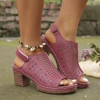 Sandalias de tacón alto para mujer, zapatos de verano - details 0
