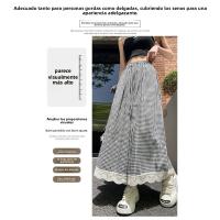 Pantalones Casuales de Encaje Estilo Completo de Pierna Ancha Culottes de Verano para Mujeres - details 5