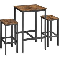 Mesa de Bar con Taburetes Mesa Comedor con 2 Sillas Mesa de Cocina Pequeña Taburetes de Barra - details 0