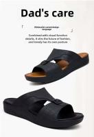 Nueva llegada, zapatillas informales de moda de talla grande Exportplus, chanclas de suela gruesa para prendas de vestir estampadas, fabricante, triangulación de envíos - details 3