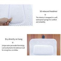 Alfombrilla antideslizante para bañera con ventosas, reposacabezas para bañera de secado rápido, alfombrilla de baño de espuma de PVC, soporte para el cuello, cojín para colchón de baño de malla de aire 3D - details 12