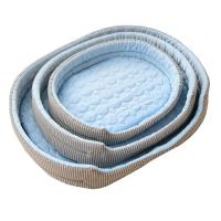 Cojín de Dormitorio para Mascotas de Verano Almohada de Hielo Antideslizante en Forma de Elipso para Perros, Gatos Suministros para Mascotas - details 2
