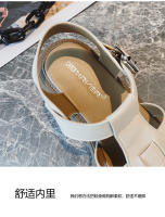 Sandalias Baotou nueva suela gruesa hueca tejida talla 4142 - details 23