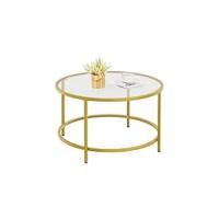 Mesa de Café de Madera Elevable Diseño Moderno con Revistero 104.5 x 49.5 x (49-61.5) cm Blanco - details 9