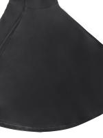 Melena de melocotón pu cuero cintura alta pantalones de cuero mujer pantalones de flare pantalones largos pantalones de mujer - details 1