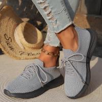 Zapatos deportivos casuales de moda para mujer, zapatillas con cordones - details 4