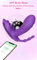 Consolador vibrador con Bluetooth para mujer, estimulador de clítoris, masajeador de punto G, productos para adultos, Juguetes sexuales para bragas femeninas - details 8