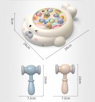 Juguetes sensoriales educativos para niños, martillo de música de Topo, juego de golpeo, sonajeros de sonido de percusión de animales lindos - details 5