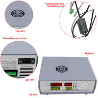 Incubadora de huevos automática XM-18K-1, controlador Digital LED, controlador de temperatura, sensores de temperatura y humedad - details 12