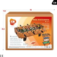 Mesa de Juegos Conversible de Madera Futbolín y Billar en Uno 12 Juegos para Niños y Adultos - details 26