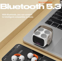 VAORLO-auriculares TWS con Bluetooth 5,3 ENC, cascos con reducción de ruido, pantalla Digital LED, calidad de sonido HIFI, Mini auriculares deportivos portátiles para música - details 15