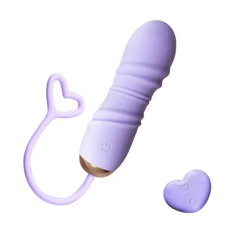 Juguetes sexuales, Divertido Huevo vibrador masturbador femenino simulación telescópica fuerte choque segundo orgasmo juguete adultis a productos sexuales utensilios femeninos - 1