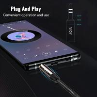 Cable de Audio estéreo AUX de 3,5mm, Cables de extensión de auriculares macho a hembra para auriculares，Smartphone, 5 piezas - details 3
