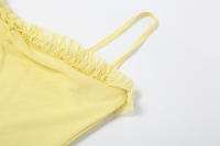 BUNO-vestidos de fiesta de malla irregulares, novedad de 2024, vestido ceñido con tirantes finos, vestido largo fruncido a la moda para mujer - details 46