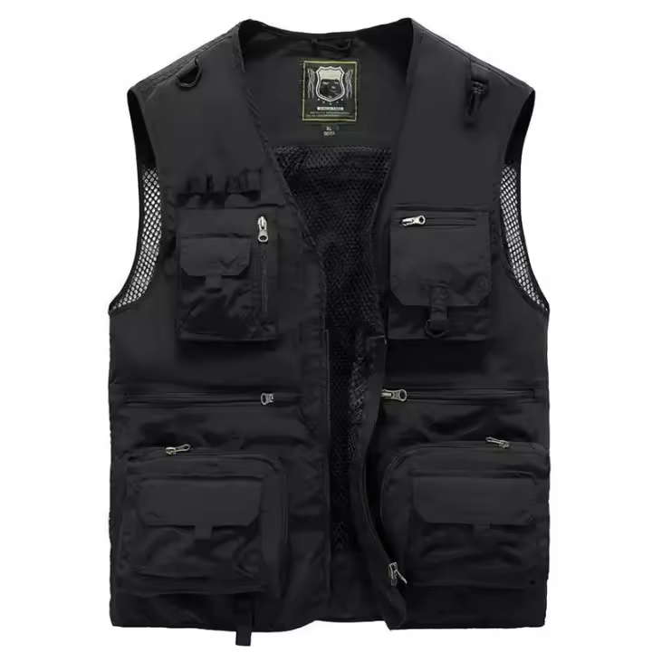 Chaleco multipoeta para hombre, adecuado para fotografía, pesca, viajes, verano y nuevas prendas de vestir exteriores. - 1