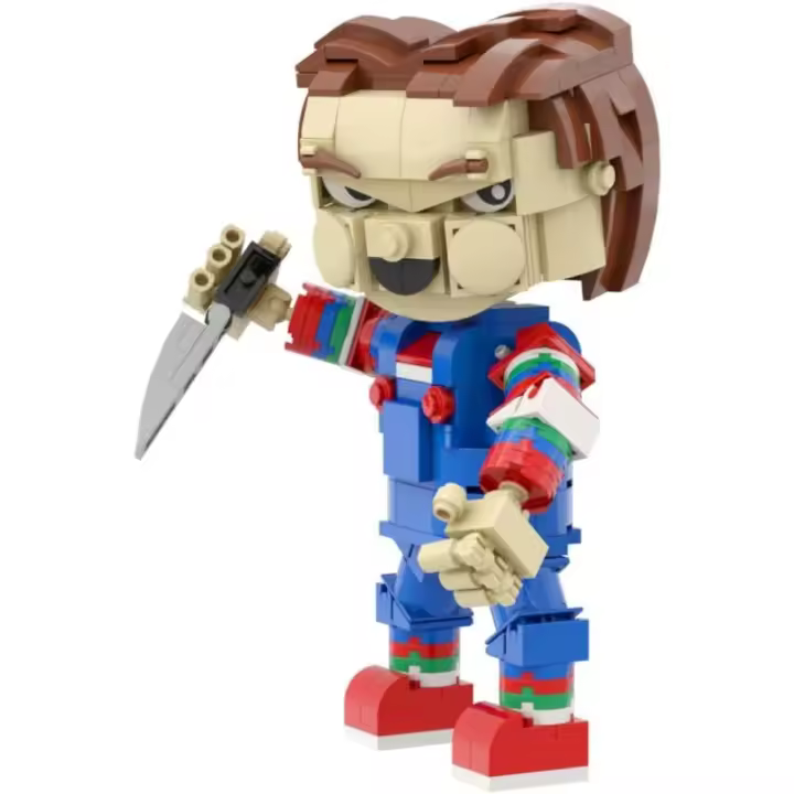 Set de Bloques de Construcción de Figura Chucky Juguetes de Terror Creativos - 1