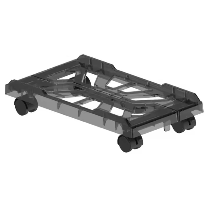 Soporte de torre ajustable para ordenador móvil, ventilación con 4 ruedas debajo del escritorio, soporte para CPU, bloqueo de disipación de calor - 1