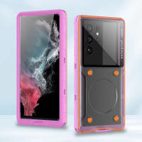Funda de teléfono de buceo IP68 para iPhone 16 15 Samsung S24 Ultra S23 FE A55 Note 20 Xiaomi 14 Huawei P50 Pro, Caja impermeable subacuática - details 12
