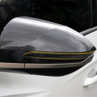 Cubierta de espejo retrovisor lateral de coche, accesorios de decoración, embellecedor, fibra de carbono, Hyundai Tucson NX4 2021 2022 - details 3