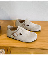 Zapatos todo incluido con plataforma de cuero, nueva versión coreana de zapatos individuales versátiles con aumento de altura interior de un pedal - details 23