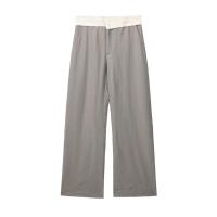 TRAFZA-Conjunto de 2 piezas de moda para mujer, pantalones sueltos informales elegantes Vintage + traje de viaje Sexy con cuello en V para vacaciones, novedad de verano - details 4