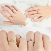 Juego de anillos apilables de sol y luna para mujer, joyería celestial ajustable, anillos a juego para mujer, anillos de amistad para mejores amigos, anillos apilables de Luna y sol para niñas adolescentes - details 1