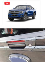 Cubierta de Bol para Puerta Trasera para Ford Ranger / Ranger Raptor 2023 2024 Tirantes Exteriores de Cromo - details 0