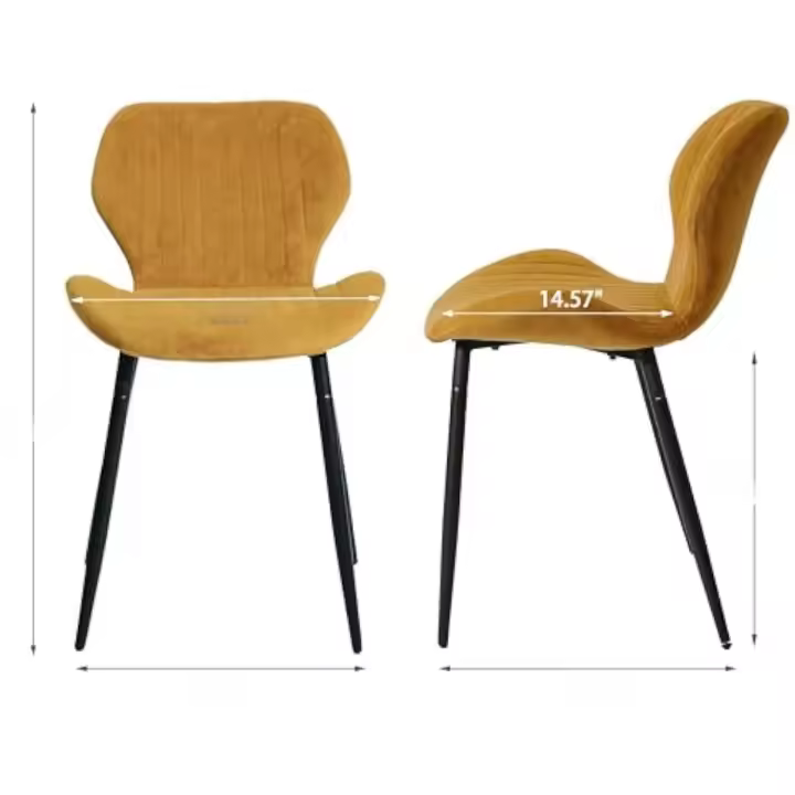 Sillas Nórdicas Ergonómicas Diseño Elegante para Sala de Estar, Comedor o Dormitorio - 1