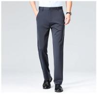 Pantalones informales elásticos para hombre, pantalones de traje de negocios, pantalones de vestir transpirables para primavera y verano, pantalones de trabajo de longitud completa para hombre - details 34